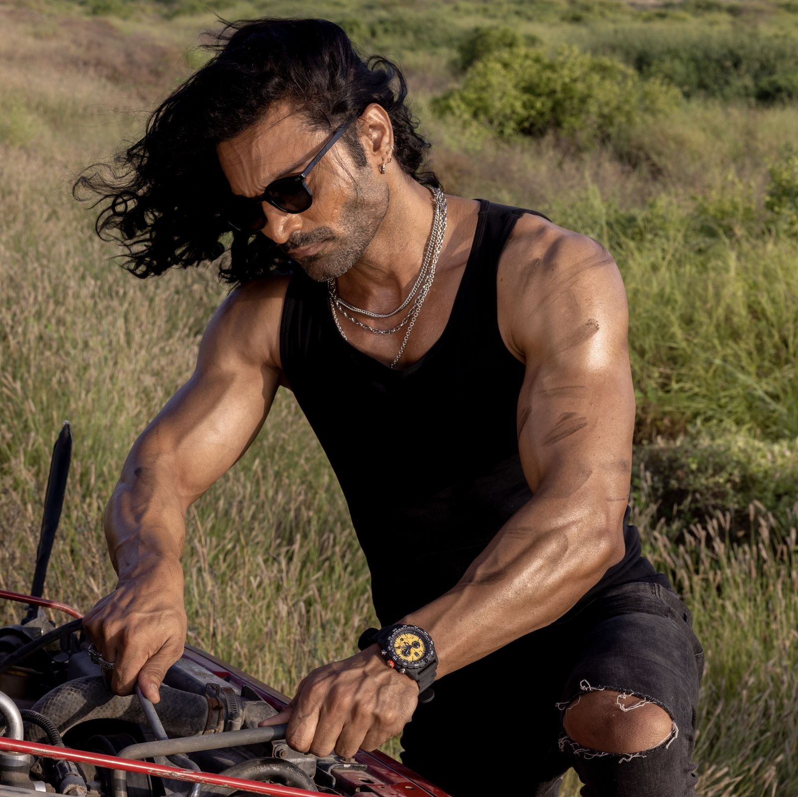 Muhammad Wasif, outdoor shoot